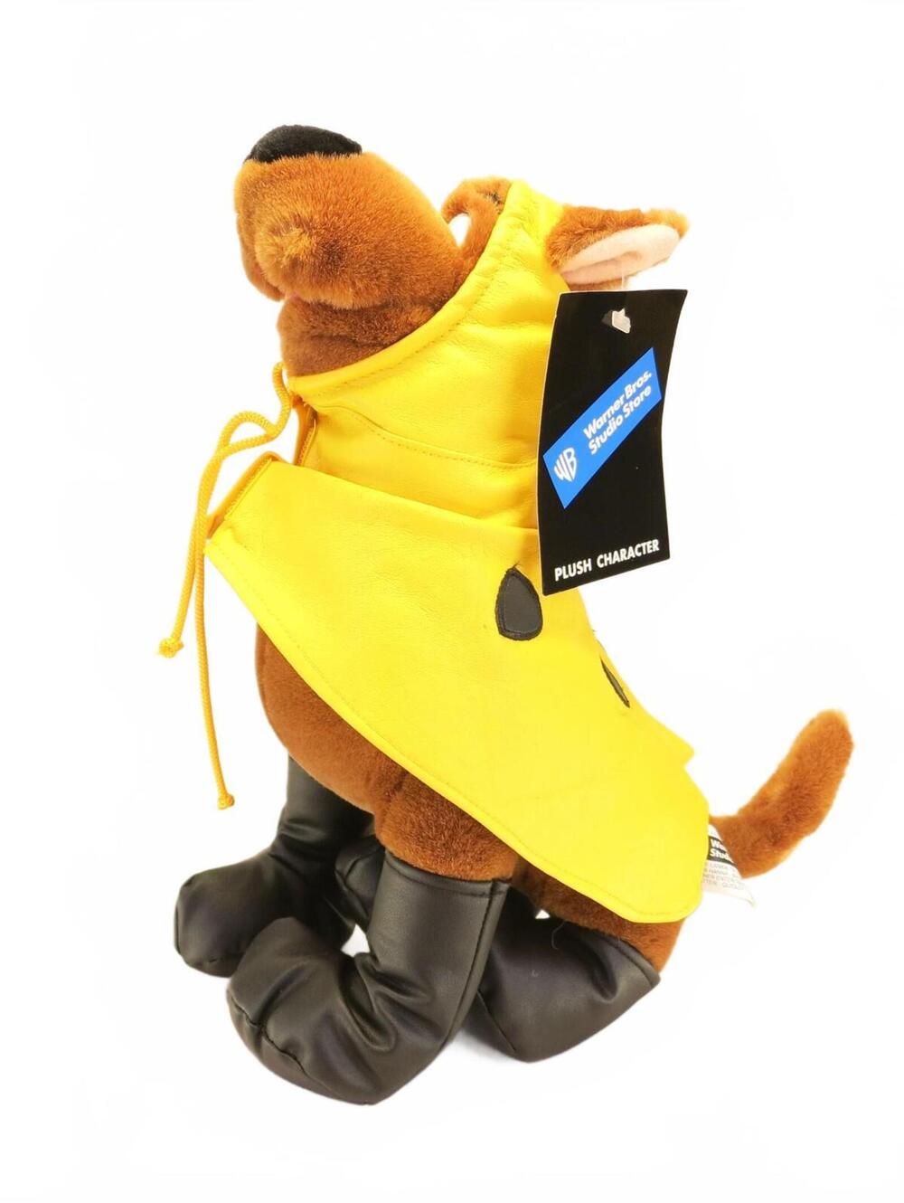 Vintage Scooby Doo Cartoon Plush Stuffed Animal 1998 Rare Toy Rain Coat 12” Tall